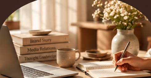 A communications professional preparing a story for the right audience